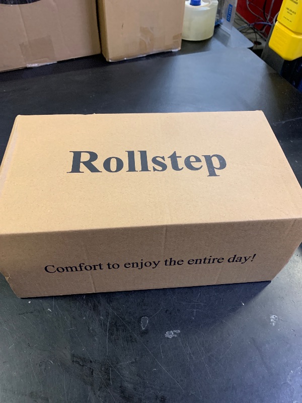 Photo 1 of Rollstep Wide Toe Box Shoes Women Sneakers Extra Wide Width Arch Support Non-Slip Tennis Athletic Ultralight Running Shoes for Women Walking Diabetic Plantar Fasciitis Footwear Black 40