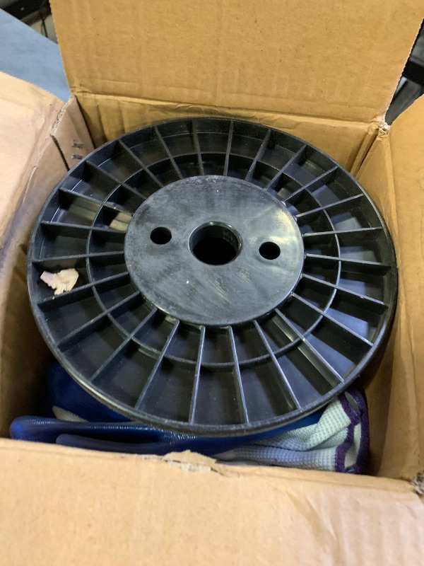 Photo 1 of 1/4" Stainless Steel Cable,7x19 Strand Aircraft Wire Rope,Cable for Heavy Duty Applications,Outdoor Pulley Cables,Deck Railing with Gloves,Breaking Strength 6400 Ibs,150FT