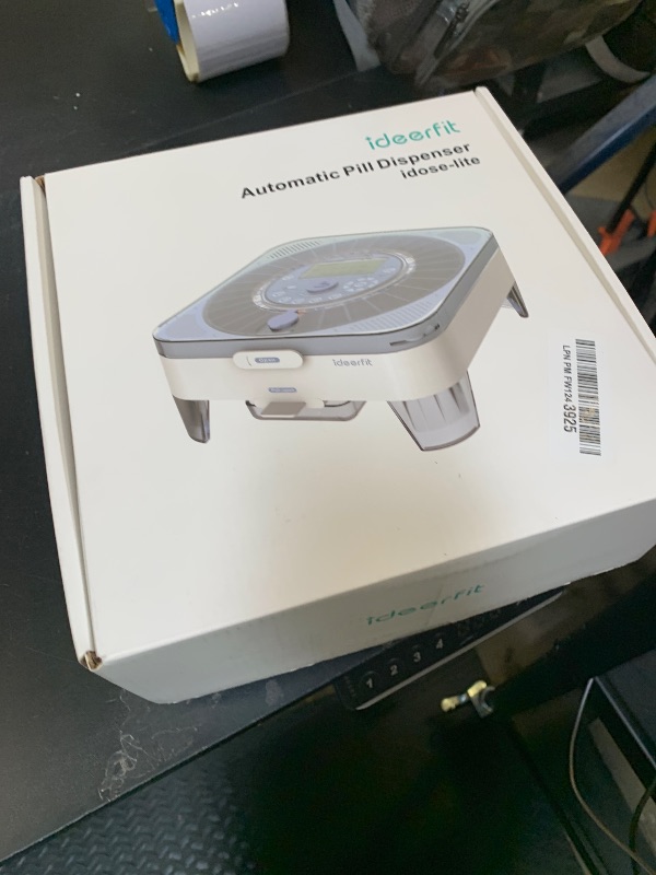 Photo 1 of 28-Day(1X) Automatic Pill Dispenser – One-Press Daily Dispense, Easy-to-Use Slide-Door Cup, Sound & Light Alerts, Moisture-Proof Dual Desiccants, Large Compartments for Tablets & Capsules