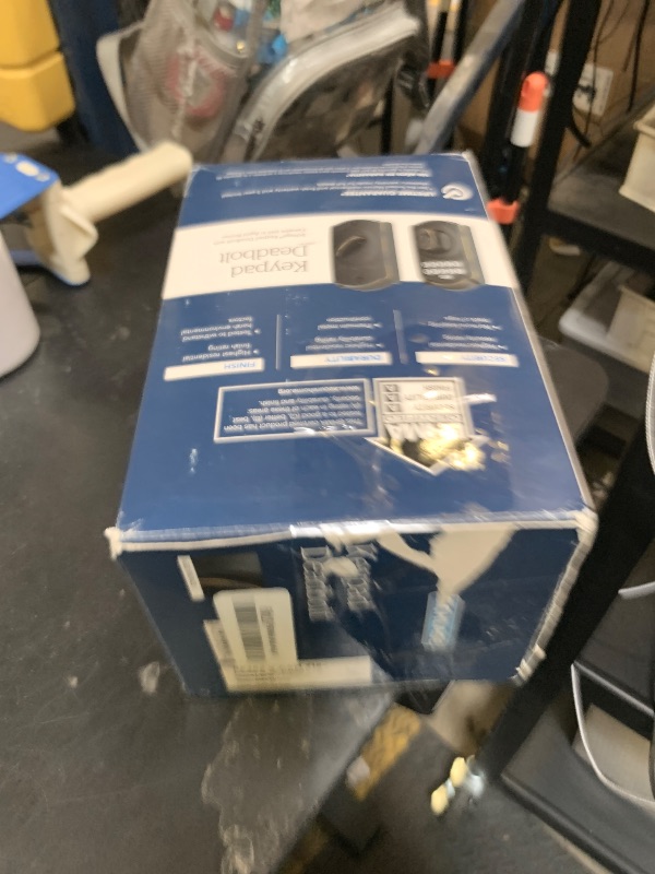 Photo 1 of Schlage BE365 V CAM 716 Camelot Keypad Deadbolt, Electronic Keyless Entry Lock, Aged Bronze