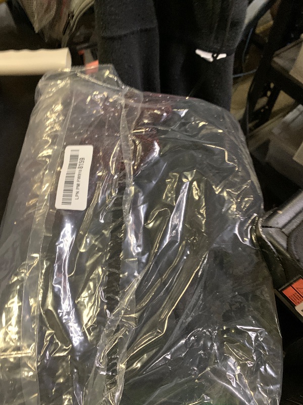 Photo 1 of ZOMVA Plus Size 3 Piece Formal Pantsuit Sparkly Chiffon Jacket Set Dressy Outfit Mother of The Bride Groom, Dark Red & Black, 1X