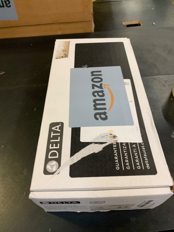 Photo 1 of Delta Albion Brushed Gold Bathroom Faucet 1 Hole, Single Hole Bathroom Sink Faucet for Vanity, Metal Push-Pop Drain Assembly, Champagne Bronze 15855LF-CZ