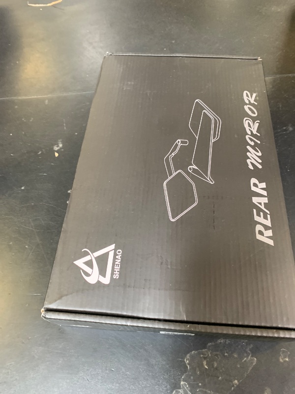 Photo 1 of Motorcycle Mirrors Stealth Mirror Max Adjustable Rotating Rearview Wind Wing Side Mirrors for Z650 Z900 Z1000 Duke 390 790 1290 MT07 MT09 S1000 Street Bike (Anti-glare)