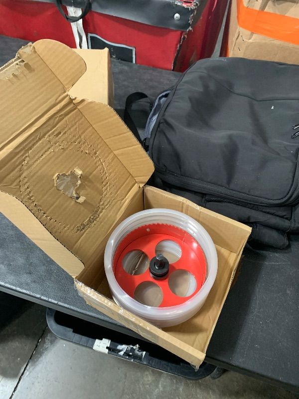 Photo 1 of ANGELSWORD 6-1/4 Inch Hole Saw (Bi-Metal) for Recessed Lights Can Lights with Dust Bowl