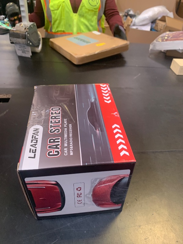 Photo 1 of Leadfan Double Din Car Stereo with Dash Cam, Support Apple Carplay and Android Auto, 7INCH Full HD Touchscreen Car Audio Receivers Double Din Radio with Bluetooth, Camera, FM/2 USB/AUX/Subwoofer/SWC