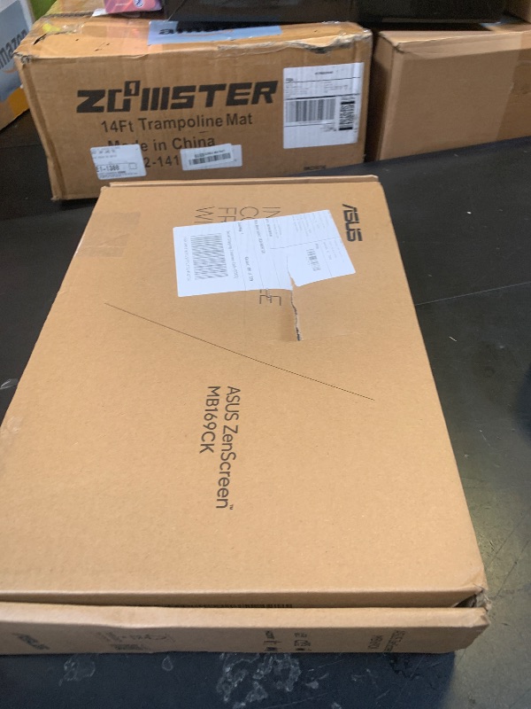 Photo 1 of ASUS ZenScreen 16” Portable USB Monitor (MB169CK) - Full HD, IPS, Dual USB-C, Mini-HDMI, Eye Care, Flicker Free, Blue Light Filter, Anti-Glare Surface, 360° Kickstand, 3 yr Warranty