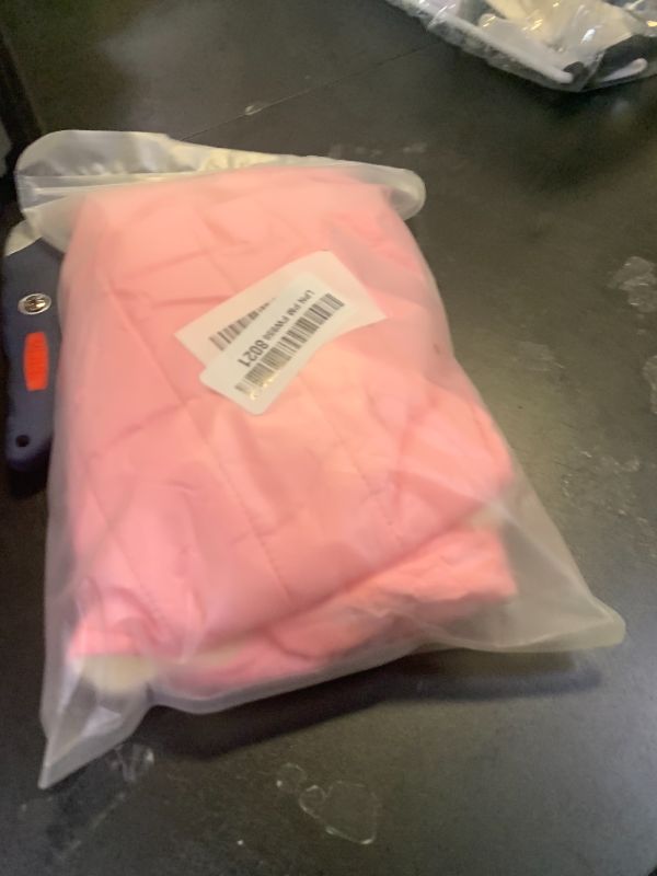 Photo 1 of Vecomfy Fleece Lining Dog Hoodie with Harness Built in,Extra Warm Small Dog Jacket in Winter Puppy Coats with Drawstring Hooded,Light Pink M