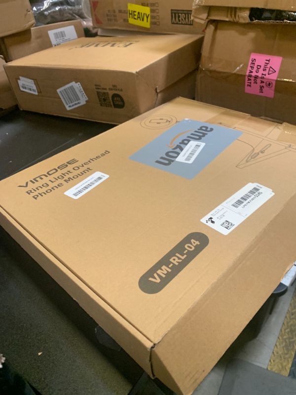 Photo 1 of 10.5" Ring Light Overhead Phone Mount - Selfie Ring Light with Stand Phone Holder, 360° Rotate Flexible Arm Clamp Desk Light Tripod for Photography Cooking Filming Video Recording YouTube Tiktok