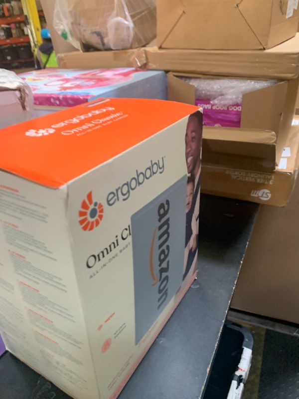 Photo 1 of Ergobaby Omni Classic (formerly OMNI 360) All-Position Baby Carrier for Newborn to Toddler with Lumbar Support and Cool Air Mesh, 7-45 Pounds, Midnight Blue, One Size