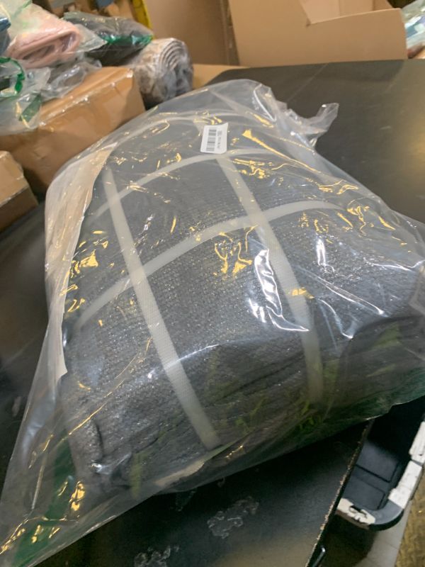 Photo 1 of SUNLAX Large Sun Shade Sail 16' x 20' Dark Grey Rectangle Canopy Sail Shade Cover UV Block Permeable Sunshade Outdoor for Patio Backyard (We Make Custom Size)