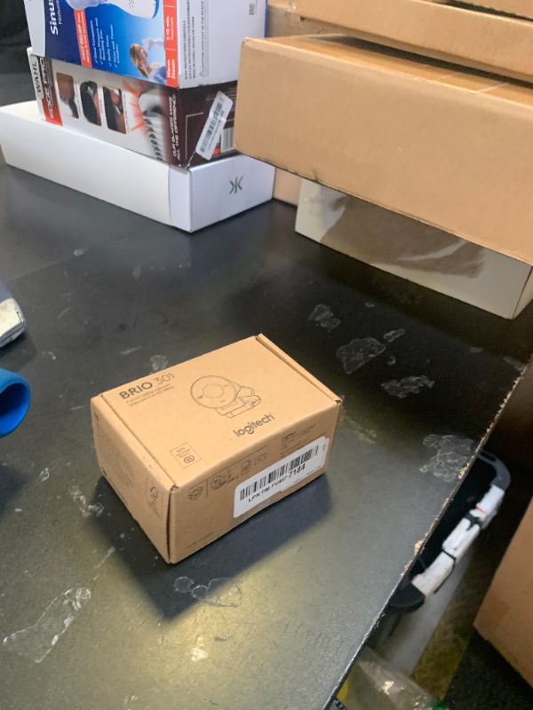 Photo 1 of Logitech Brio 301 Full HD Webcam with Privacy Shutter, Noise Reduction Microphone, USB-C, Certified for Zoom, Microsoft Teams, Google Meet, Auto Light Correction - Black