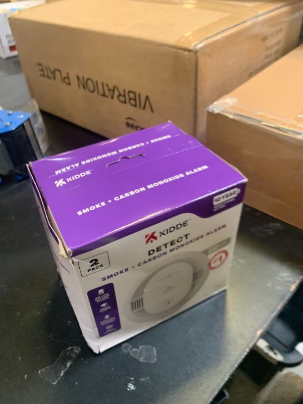 Photo 1 of Kidde & Carbon Monoxide Detector, 10-Year Battery Powered, Voice Alerts, LED Warning Light Indicators, 2 Pack