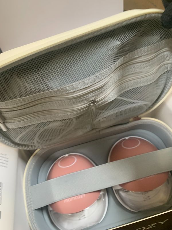 Photo 1 of Momcozy Wearable Breast Pump, Hands Free Upgraded Mobile Flow | M9, App Discreet Control with Personalized Multi-Modes & 15 Levels, Wearable Breast Pump 24mm, 2 Pack Cozy Red