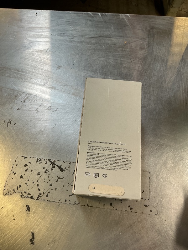 Photo 1 of Google Nest Cam Indoor (Wired, 3rd Gen) - Security Camera with 2K Video and Gemini, Night Vision, 2-Way Audio, Works with Google Home - 2025 Model - Snow