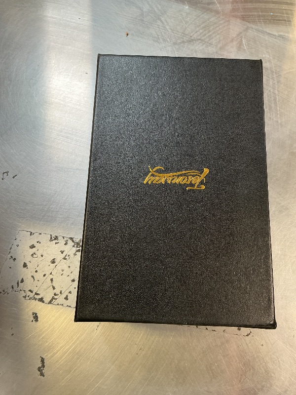 Photo 1 of **INCOMPLETE, CLOCK DAMAGED** Tesonway Cigar Humidor, Travel Humidor Cigar Box and Cigar Lighter, Leather Cigar Case with Cedar Wood Tray, Hygrometer, Humidifier, Portable Cigar Humidor Cigar Accessories for Men, Holds 7 Cigars