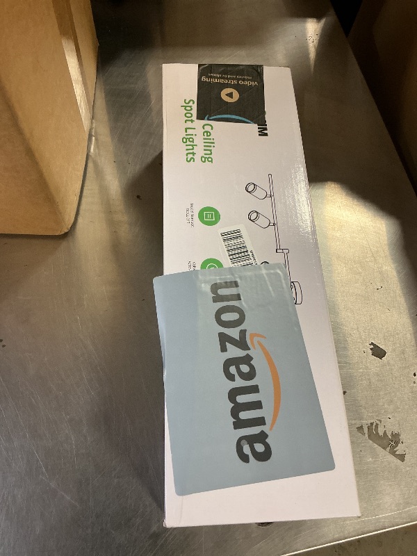 Photo 1 of Bojim 6 Light Black Track Lighting Kit, Modern LED Track Lighting Fixtures Ceiling, Flexibly Rotatable LED Light Head with Acrylic Ring, Kitchen Ceiling Track Light (GU10, Bulbs Not Included)