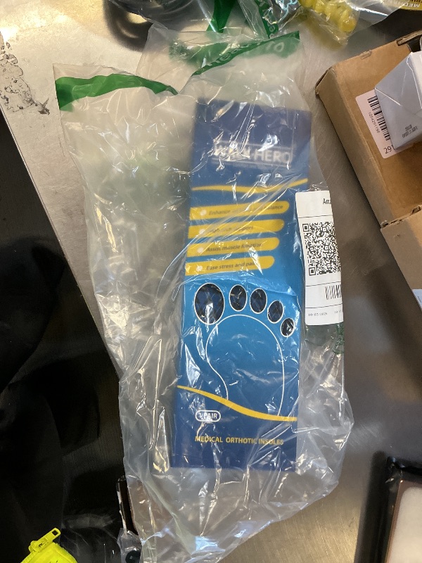Photo 1 of Walkhero Arch Support Insoles - Plantar Fasciitis Orthotic Shoe Inserts with Everyday Comfort and Support, Relieve Foot Pain and Flat Foot (Mens 6-6 1/2 | Womens 8-8 1/2 Blue)