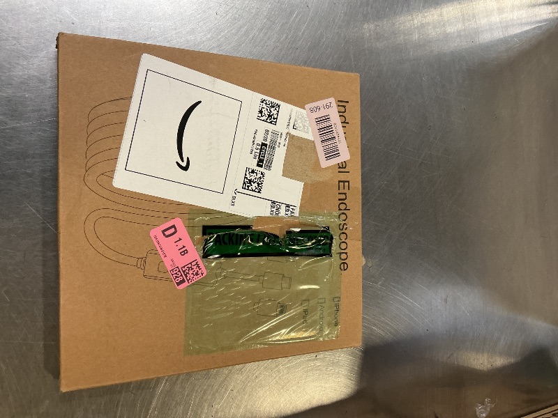 Photo 1 of [Dual-Lens] Endoscope Camera with Light,1920P HD Borescope with 8+1 Adjustable LED Lights, IP67 Waterproof Endoscope with Semi-Rigid Snake Cable, Inspection Borescope for iOS and Android-16.4ft