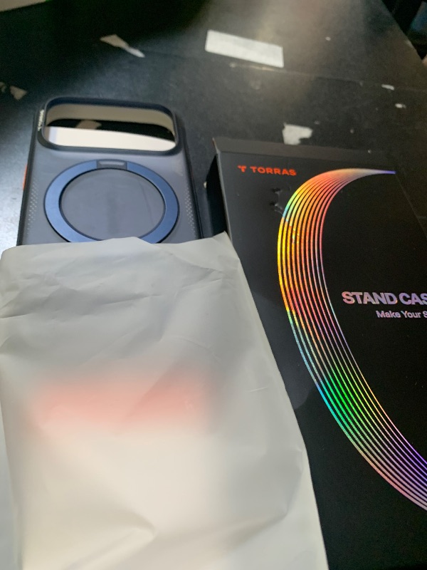 Photo 1 of TORRAS Ostand Q3 Air for iPhone 17 Pro Case 6.3'' with Stronger Magnetic Stand, Fit for Magsafe, Airbags Miltary Protection, Camera Control for iPhone 17 Pro Case, Shockproof & Stylish, Midnight Blue