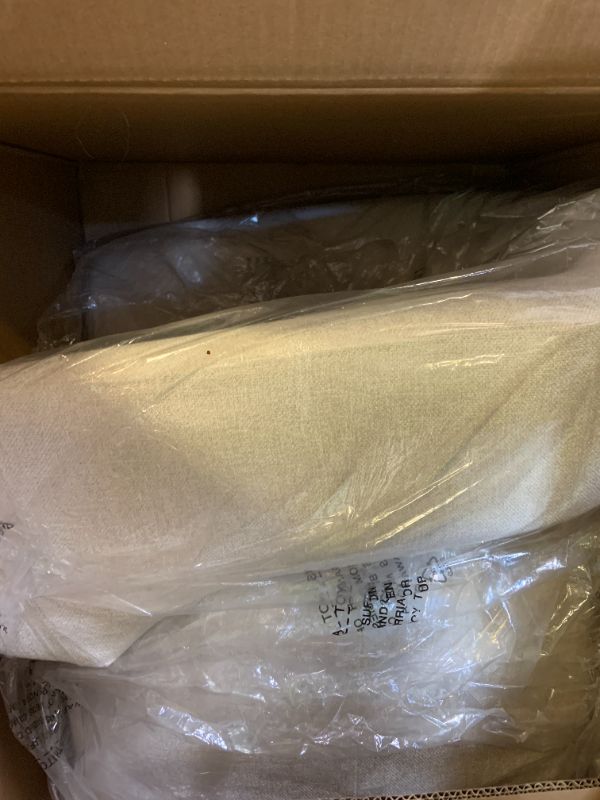 Photo 1 of **SELLING FOR PARTS--CHECK CLERK NOTES---***KISLOT Upholstered Dining Chairs with Casters, Modern Barrel Side Armchair with Rollers for Dining Room, Bedroom, Kitchen, Reading Room, Cream Beige, Set of 1