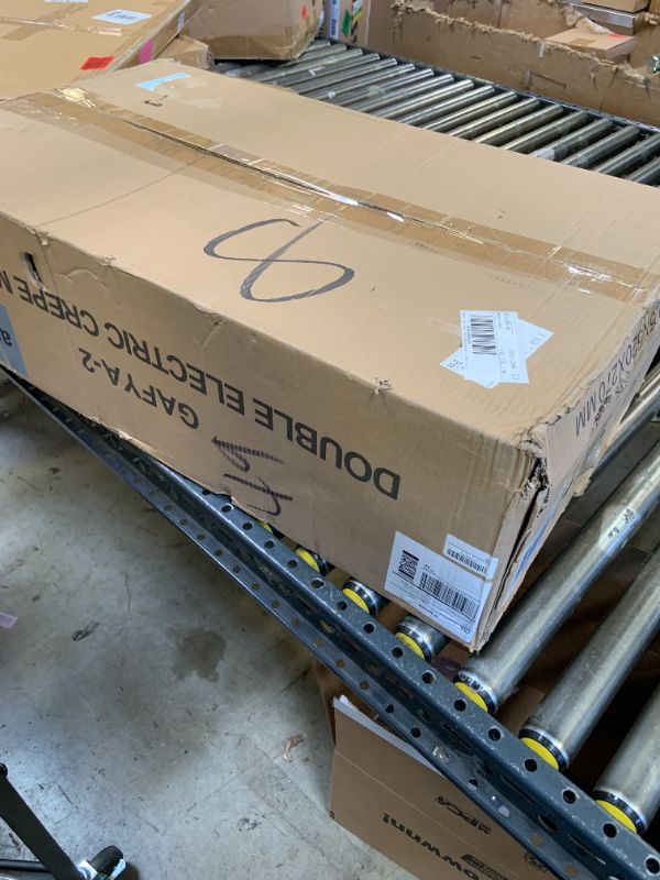 Photo 1 of Culistra 16 Inch Commercial Crepe Maker, Dual-Head, Dual Zone Temp Setting, Nonstick Pancake Griddle Machine, 50-300°C(120-570?), 3400W, S.S. Shell, for Catering, Restaurant, Snack Stand, CE Certified