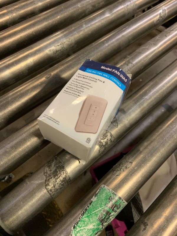 Photo 1 of Dimmer Switch with 4-Speed Fan Control, 2-in-1 Light and Fan Combo Wall Control, Single Pole, Neutral Wire Required, White, Works for Hampton Bay/Hunter/Westinghouse/Honeywell/Other Fan Lights