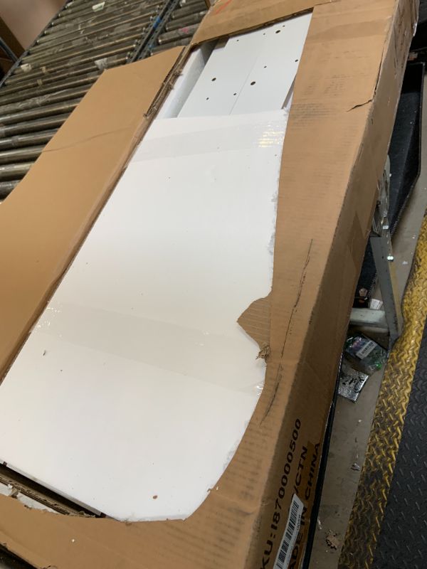 Photo 1 of kepptory 47” Pantry Cabinet, Kitchen Pantry Storage Cabinet with Doors and Adjustable Shelves,Freestanding Buffet Cupboards Sideboard for Living Room and Dinning Room (White)