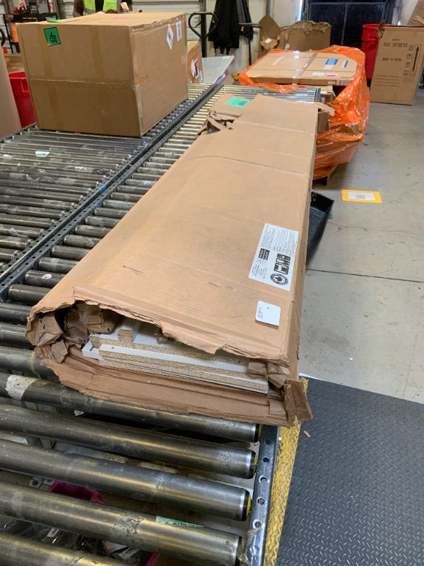 Photo 1 of Systembuild Evolution Luxe 6-Shelf Closet Tower with 3 Adjustable Clothing Rods, Ivory Oak