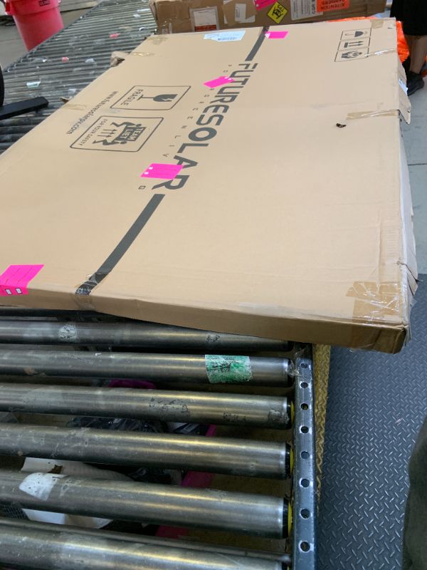 Photo 1 of *USED/DAMAGE** 2PCS 445 Watt Total 890W Solar Panels 12/24Volt Bifacial Solar Panel kit High Efficiency for RooftopPortable Power Station Farm Yacht and Other OffGrid Applications