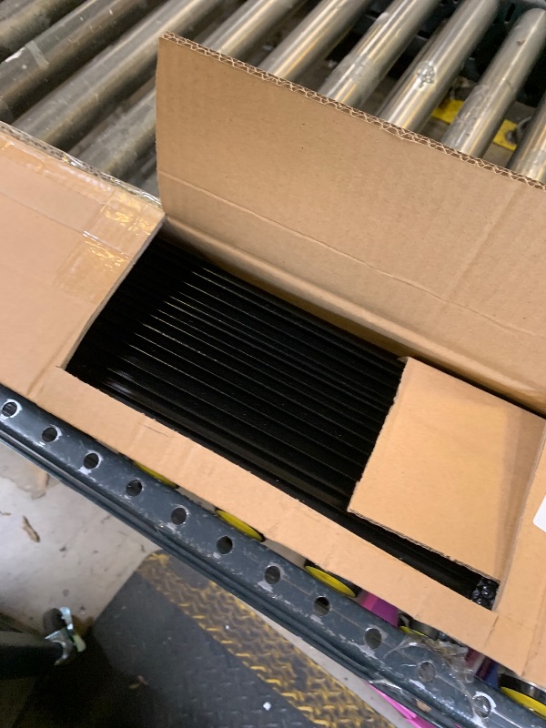 Photo 1 of XYADX Metal Fence Posts 6ft, Heavy Duty Garden Post Pack 15, Outdoor Black