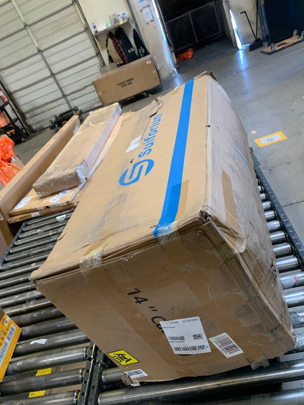 Photo 1 of Suiforlun California King Mattress, 14 Inch Euro Top Gel Memory Foam Cal King Hybrid Mattress with 7 Premium Layers, 7-Zone Support & Pressure Relief, Medium Firm, 72"*84”