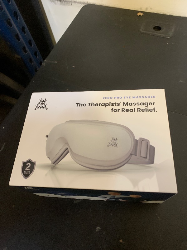 Photo 1 of BOB AND BRAD Zero Pro Ultra-Quiet Eye Massager with Heat and Cooling, Lightweight Eye Massager with Scroll Button for Headache Migraine Dry Eyes Relief, FSA Eligible HSA Item for Stress Relief