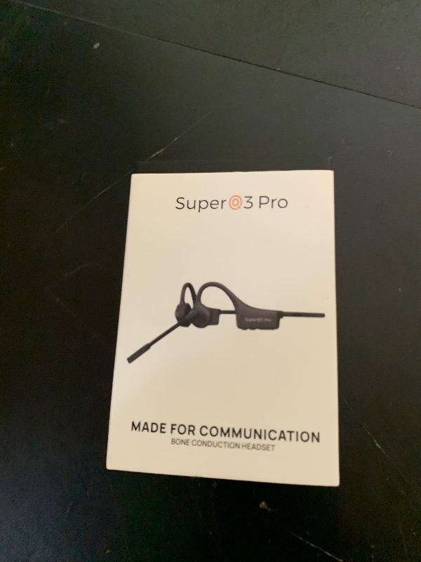 Photo 1 of QAZITV Bone Conduction Headphones Bluetooth with mic Open Ear Wireless Headphones Noise canceling Computer headsets with mic for Clear Hand Free Calls multipoint Connection Fast Charging