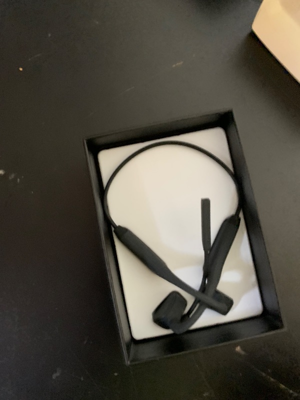 Photo 1 of QAZITV Bone Conduction Headphones Bluetooth with mic Open Ear Wireless Headphones Noise canceling Computer headsets with mic for Clear Hand Free Calls multipoint Connection Fast Charging