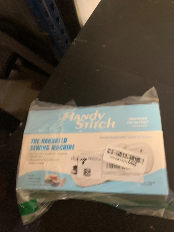 Photo 1 of Portable Handheld Sewing Machine for Adults - Mini Hand Held Sewing Stitching Machine for Beginners - Small Electric Cordless for Quick Fabric Home Travel Clothes Pants DIY Fabric Denim (Black)