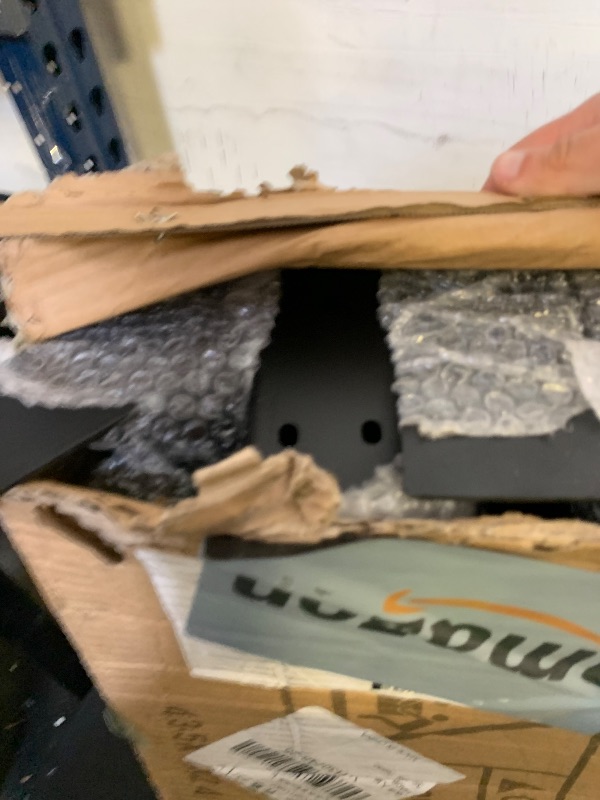 Photo 1 of Heavy Duty Fence Post Anchor, Thickened Fence Post Repair Kit, Ground Stakes for Repair Tilted, Broken Wood Posts Support (4-Pack Black)