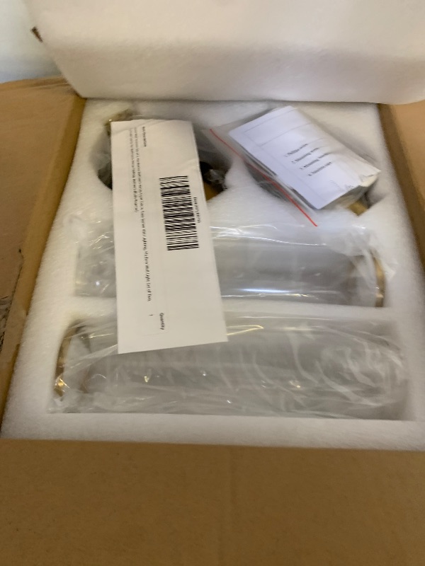 Photo 1 of Gold Wall Sconces Set of 2, Hardwired Bathroom Vanity Light Fixture, Brass Sconce Wall Lighting, Modern Wall Light Set of Two, Cylinder Lamp for Bathroom Mirror Hallway Bedroom (Bulbs Required)