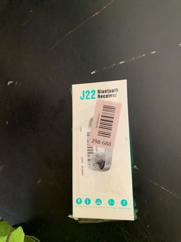 Photo 1 of COMSOON Bluetooth Receiver for Car, Noise Cancelling 3.5mm AUX Bluetooth Car Adapter, Wireless Audio Receiver for Home Stereo/Wired Headphones, Hands-Free Call, 16H Battery Life - Black+Silver