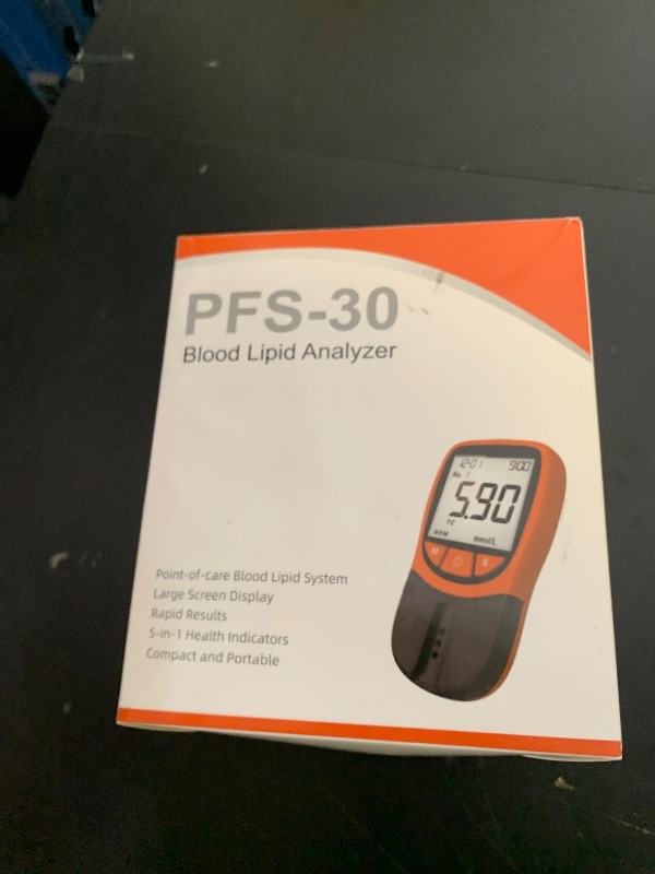 Photo 1 of 5- in-1 Lipid Test Kits with 10 Test Strips, Cholesterol Test Kits, Cholesterol Tester Meter Kit at Home, (All-in-One 10ea x Profile 5-in-1 Lipid Test Strips Included)