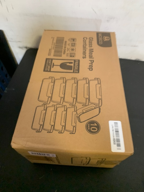 Photo 1 of [10-Pack] Glass Meal Prep Containers with Lids, MCIRCO Food Storage Containers with Snap Locking Lids, Airtight Lunch Containers, Microwave, Oven, Freezer and Dishwasher