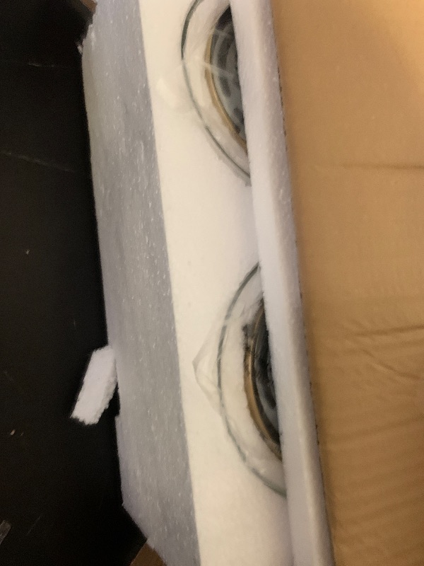 Photo 1 of KLSS Brass Semi Flush Mount Ceiling Light,Gold Modern Fixture for Closet Hallway Entryway Light Fixture Ceiling Brass Finish 2 Pack