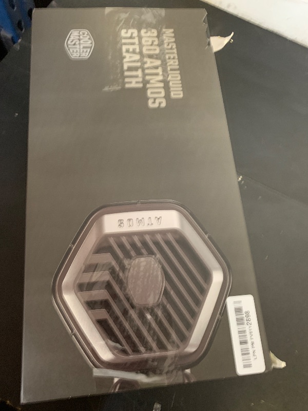Photo 1 of Cooler Master 360 Atmos Stealth Performance-Driven Close-Loop AIO Liquid Cooler, R9|Ultra 9, Dual Chamber Pump, 360 Radiator, Mobius PWM Fans, AMD Ryzen AM5|4, Intel LGA 1851|1700 Platform