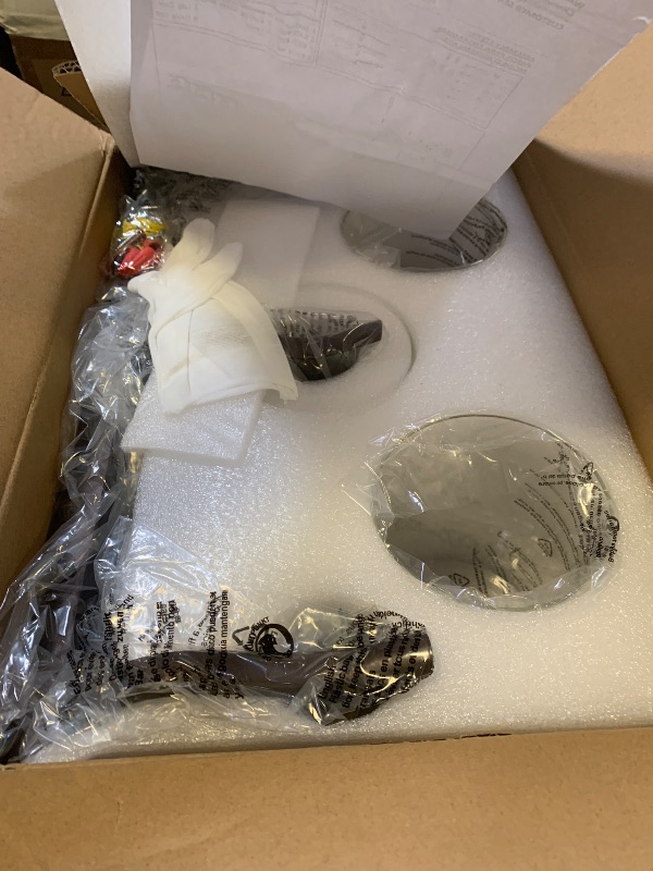 Photo 1 of JAZAVA 3 Light Bathroom Vanity Light, Morden Bathroom Lighting Fixtures Over Mirror Oil Rubbed Bronze Wall Light Fixtures with Clear Glass Shade ZCVL01ORB-3