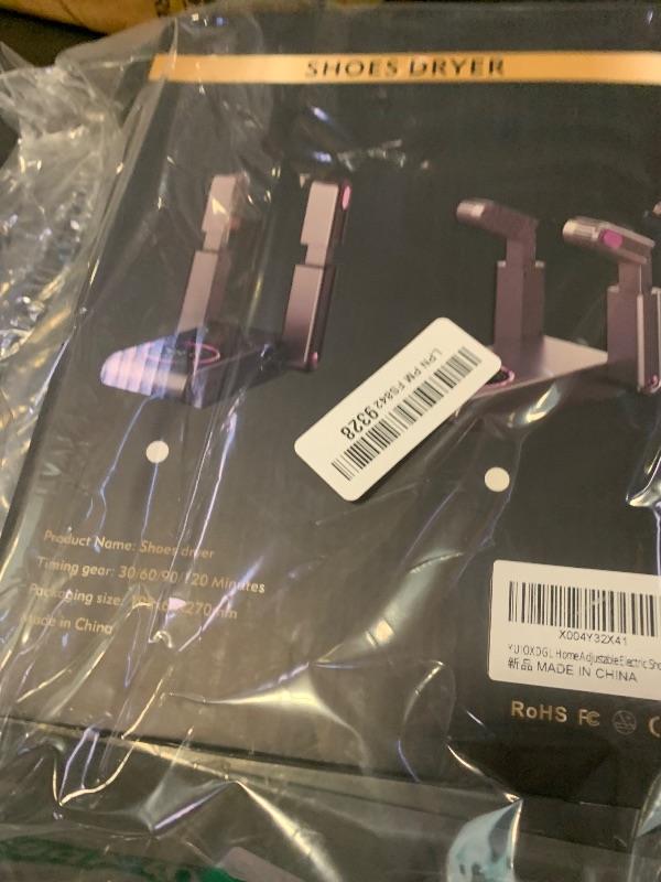 Photo 1 of Home Adjustable Electric Shoe Dryer with Smart Touch Control, Telescopic Shoe Drying Machine with Extendable Design for Shoes, Boots & Gloves