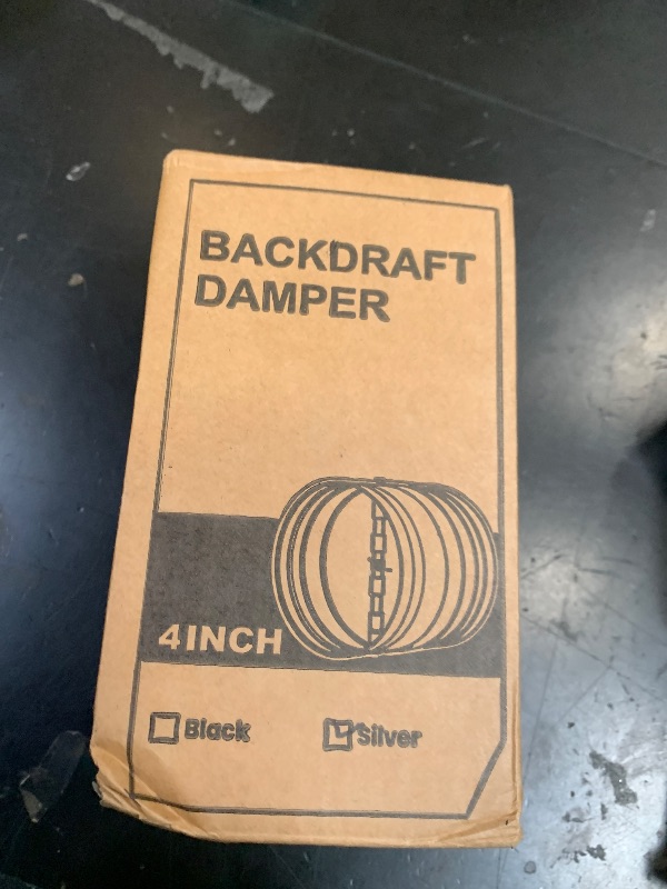 Photo 1 of [Upgraded] Hon&Guan Duct Damper 4 inch, Backdraft Damper One-Way Airflow Vent Damper Backflow Preventer for 4 Inch Duct Dryer Vent Hose-2pcs