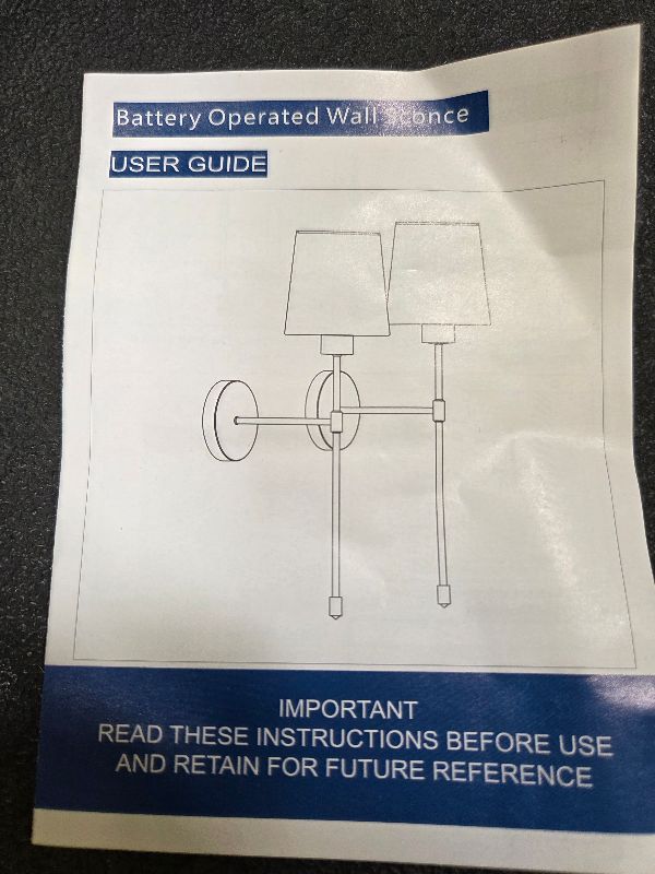 Photo 1 of WALL LAMP