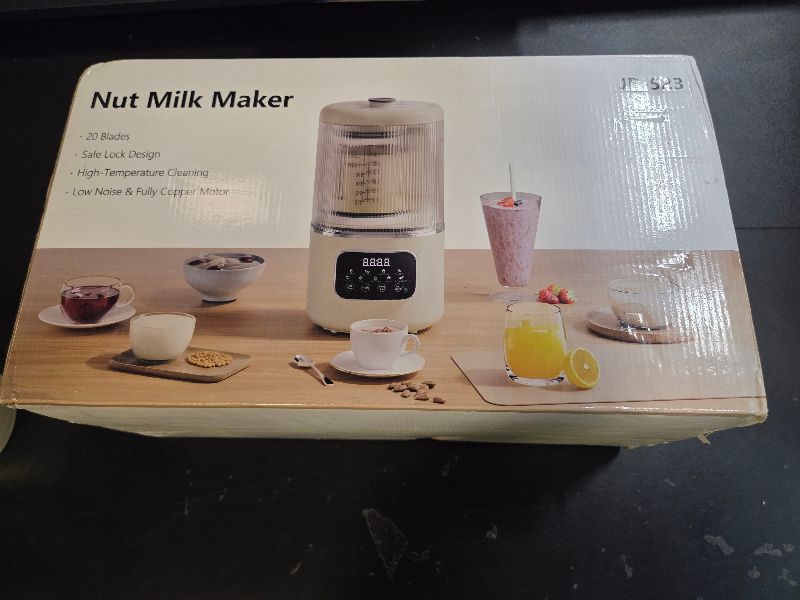 Photo 1 of 58oz Nut Milk Maker Machine, 10 in 1 Automatic Nut Milk Maker with 20 Blades, LED Display, Soy Milk Maker with 24H Delay Start&12H Keep Warm, Almond Milk Maker for Homemade Oat, Milk Shake, Cream

