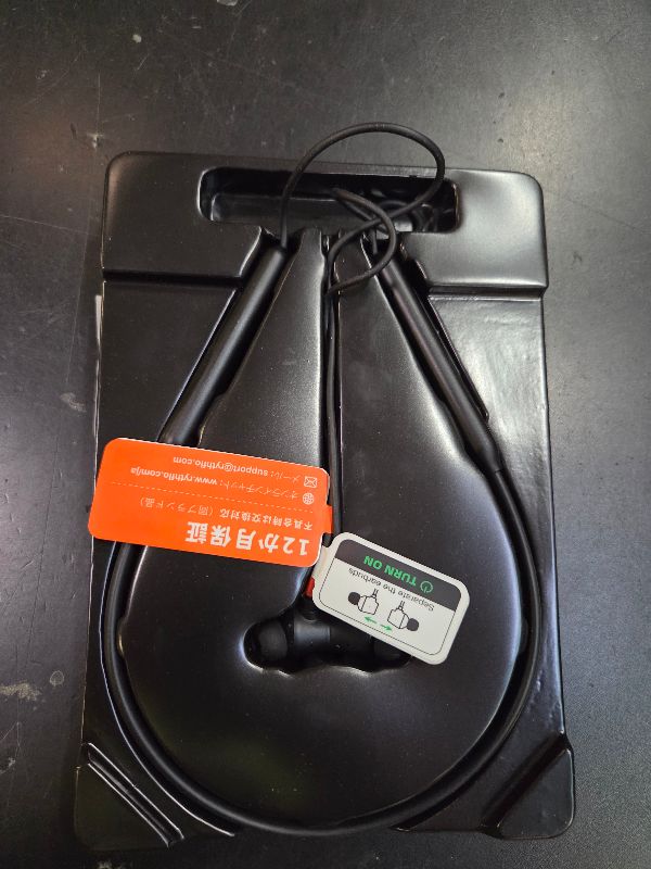 Photo 1 of Active Noise Cancelling Headphones, Wireless In Ear Neckband Bluetooth Headphones with 3 AI Mics ENC, 60Hrs Playtime, V5.3 Magnetic Earbuds, Multipoint Connection Earphones for Work/Travel/Home/Office