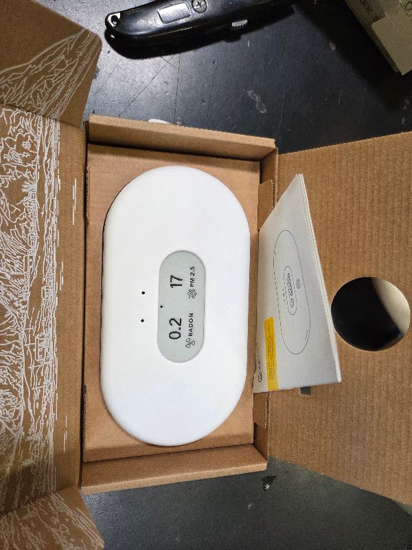 Photo 1 of Airthings 2960 View Plus - Battery Powered Radon & Air Quality Monitor (PM, CO2, VOC, Humidity, Temp, Pressure)