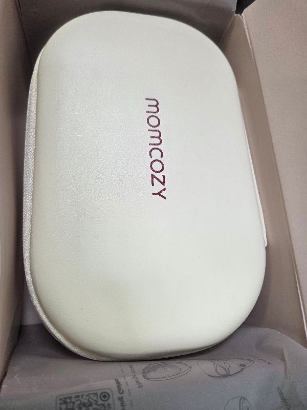 Photo 1 of Momcozy Breast Pump Hands Free Mobile Style | M6, Wearable Breastfeeding Pump Ideal Rhythm for More Milk, DoubleFit Flange More Fit & Discreet with 3 Modes & 9 Levels, 24mm - 2 Pack Cozy Red